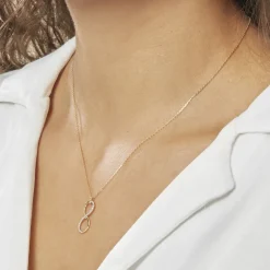 Collier Infino Or Jaune Diamant