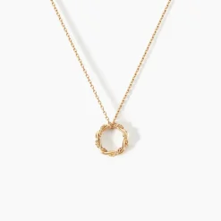 Collier Intertwined Plaqué Or Jaune