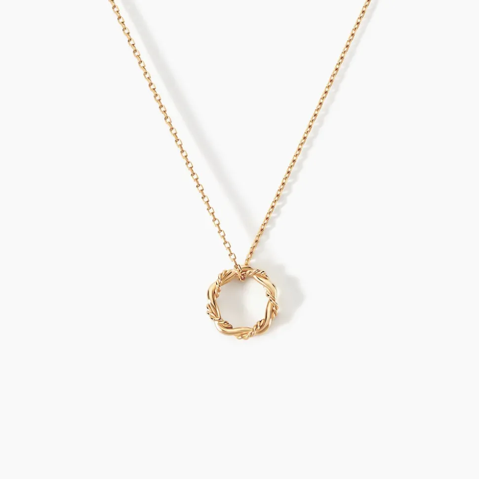 Collier Intertwined Plaqué Or Jaune