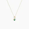 Marc Orian Colliers|Colliers Avec Pierres > Collier Iolo Or Jaune Emeraude