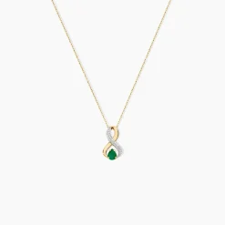 Marc Orian Colliers|Colliers Avec Pierres > Collier Iolo Or Jaune Emeraude