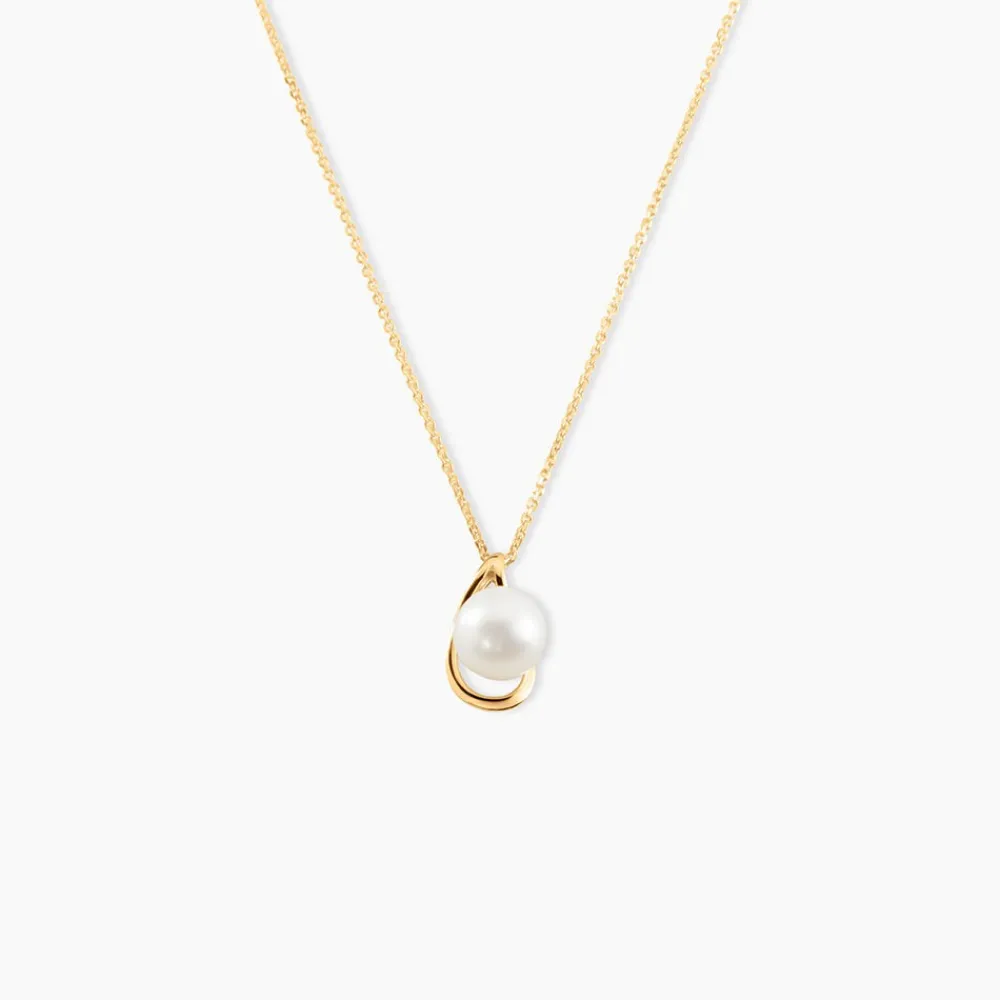 Marc Orian Colliers|Colliers Avec Pierres > Collier Isaure Or Jaune Perle De Culture