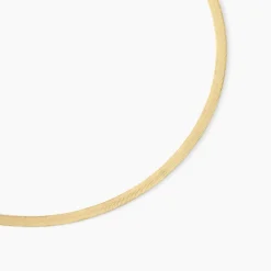 Marc Orian Colliers|Chaines Femme > Collier Ivria Maille Heringbone Or Jaune
