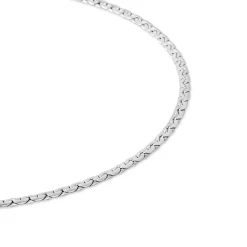 Marc Orian Colliers|Bijoux Femme > Collier Ivy Maille Haricot Or Blanc