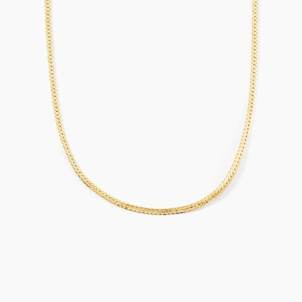 Marc Orian Colliers|Colliers Femme > Collier Izel Maille Anglaise Or Jaune