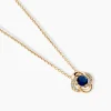 Collier Jaana Plaqué Or Jaune Verre Oxyde De Zirconium