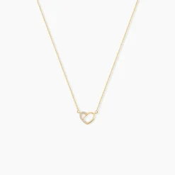 Marc Orian Colliers|Colliers Cœur > Collier Jada Or Jaune Oxyde De Zirconium