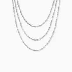 Marc Orian Colliers|Colliers Argent > Collier Janelle Argent Blanc