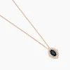 Marc Orian Colliers|Colliers Avec Pierres > Collier Janna Or Rose Topaze Et Oxyde De Zirconium
