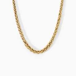 Collier Jany Danilo Maille Palmier Or Jaune
