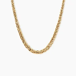 Collier Jany Danilo Maille Palmier Or Jaune