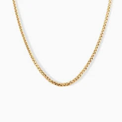 Collier Jany Or Jaune Maille Palmier
