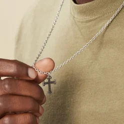 Marc Orian Colliers Fantaisie|Colliers > Collier Jodoc Acier Blanc