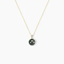 Marc Orian Colliers|Colliers Avec Pierres > Collier Jodocus Or Jaune Perle De Tahiti Oxyde Zirconium