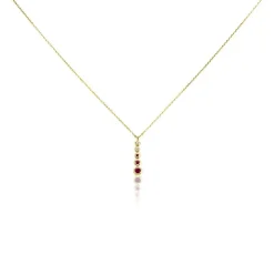 Marc Orian Colliers|Colliers Avec Pierres > Collier Josephine or jaune rubis