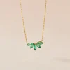 Marc Orian Colliers|Colliers Avec Pierres > Collier Josslyn Or Jaune Emeraude