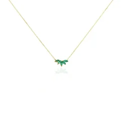 Marc Orian Colliers|Colliers Avec Pierres > Collier Josslyn Or Jaune Emeraude