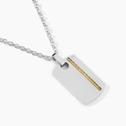 JOURDAN Colliers|Colliers Acier Inoxydable > Collier Nunko Acier Argenté