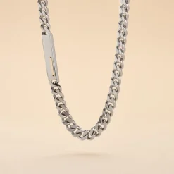 Collier Jourdan Olympe Acier Blanc