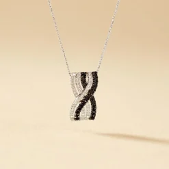 Collier Julianne Or Blanc Diamant