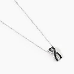 Collier Julianne Or Blanc Diamant