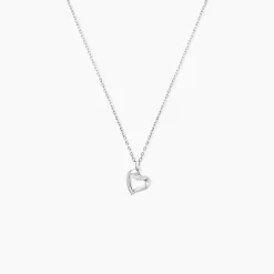 Collier Kaina Or Blanc Diamant