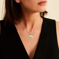 Marc Orian Colliers Fantaisie|Colliers > Collier Kalliopea Argent Blanc