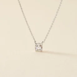 Collier Kariane Argent Blanc Oxyde De Zirconium