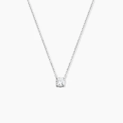 Collier Kariane Argent Blanc Oxyde De Zirconium