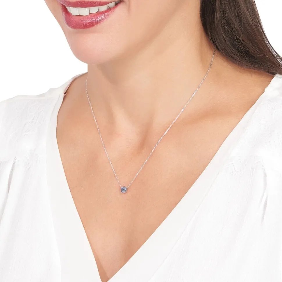 Collier Kate Or Blanc Saphir