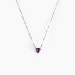 Collier Kelvyn Argent Blanc Oxyde De Zirconium