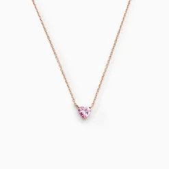Collier Kelvyn Argent Rose Oxyde De Zirconium