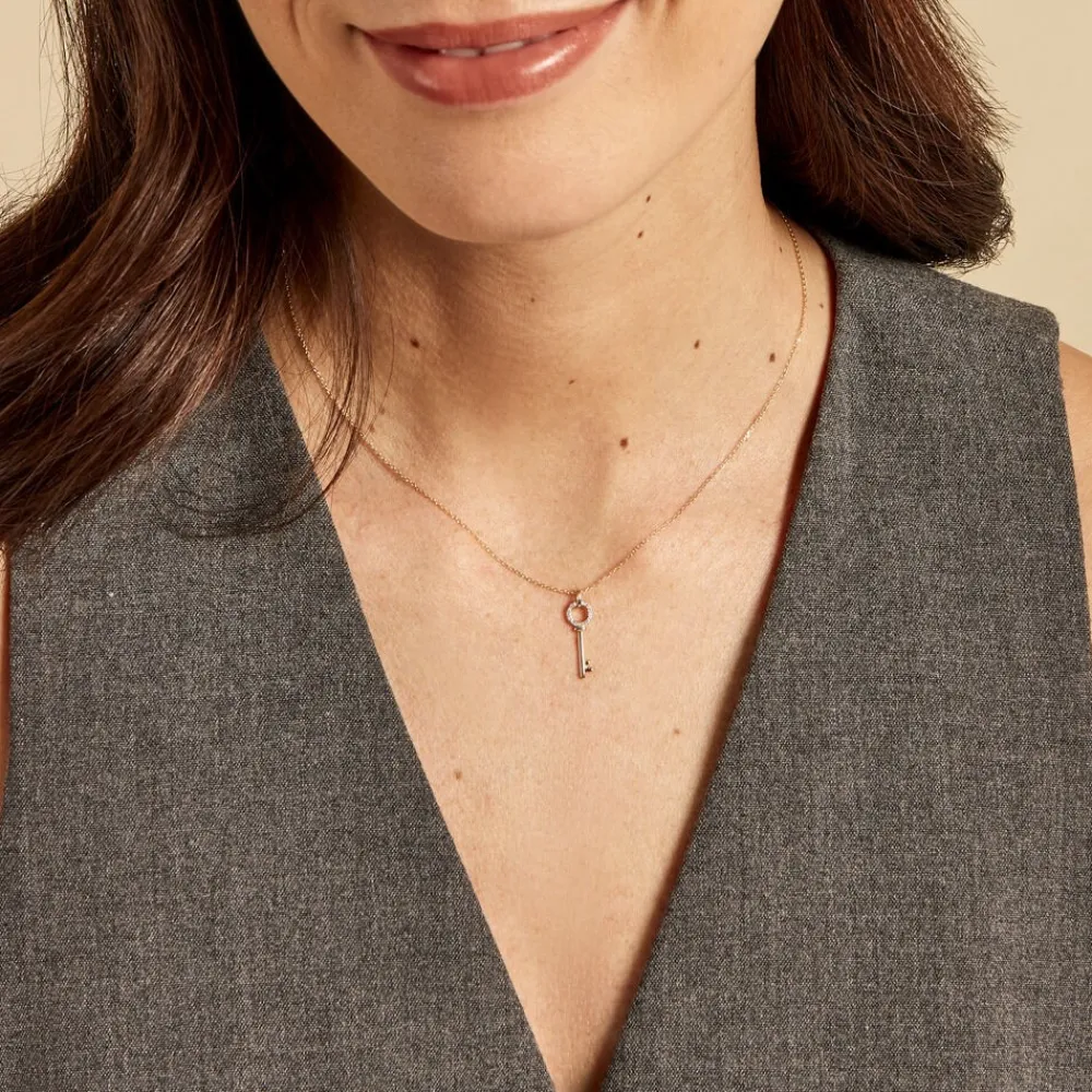 Marc Orian Colliers Diamant|Colliers > Collier Key Or Jaune Diamant