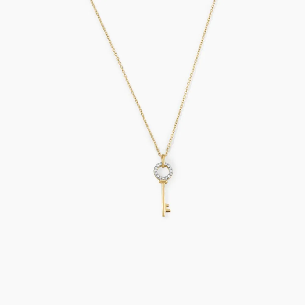 Marc Orian Colliers Diamant|Colliers > Collier Key Or Jaune Diamant
