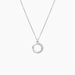 Collier Kleya Argent Blanc Oxyde De Zirconium