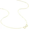 Collier Klothilda Or Jaune Oxyde De Zirconium
