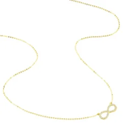 Collier Klothilda Or Jaune Oxyde De Zirconium