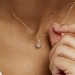 Marc Orian Colliers|Colliers Avec Pierres > Collier Koline Or Jaune Oxyde De Zirconium
