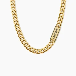 Collier Lacoste District Acier Jaune