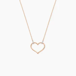 Marc Orian Colliers Diamant|Colliers Cœur > Collier Laila Or Rose Diamant
