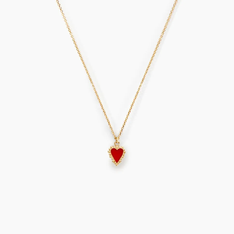 Collier L'amour Coloré Or Jaune