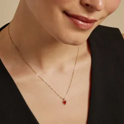 Collier L'amour Coloré Or Jaune