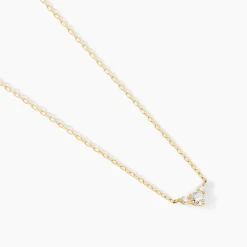 Marc Orian Colliers Diamant|Colliers > Collier Laurentius Or Jaune Diamant Synthétique