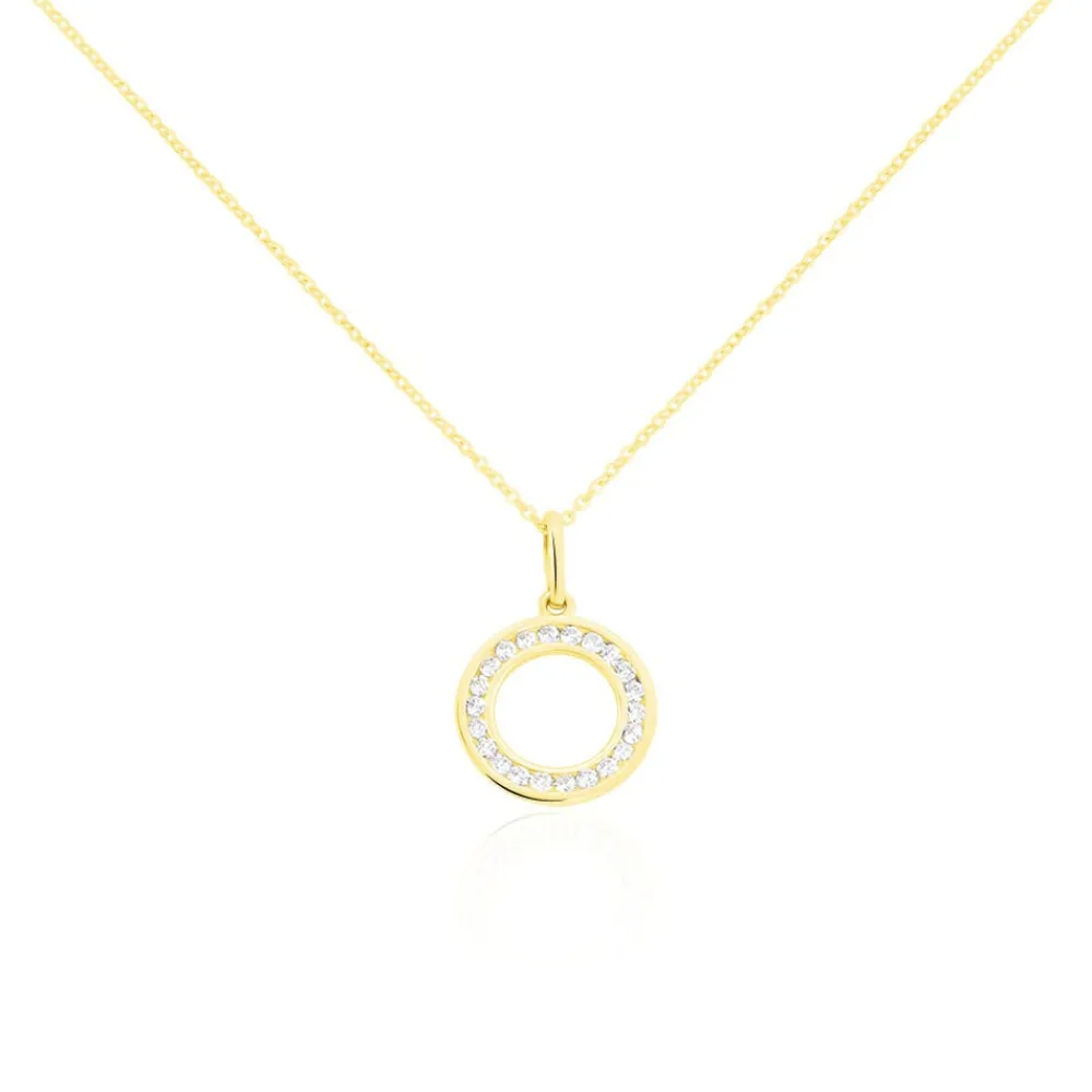 Marc Orian Colliers|Colliers Avec Pierres > Collier Lavance Or Jaune Oxydes