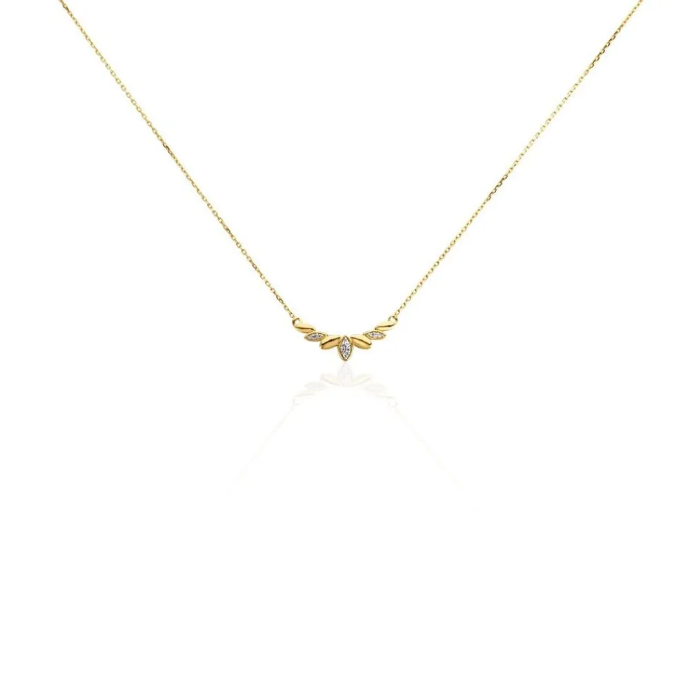 Marc Orian Colliers Diamant|Colliers > Collier Laverna Or Jaune Diamant