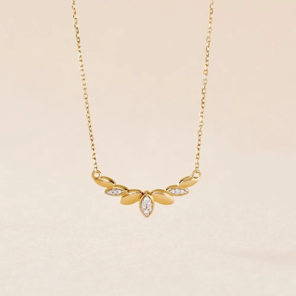 Marc Orian Colliers Diamant|Colliers > Collier Laverna Or Jaune Diamant