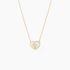Collier Lawrie Or Jaune Nacre