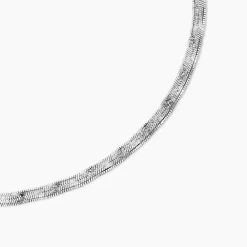 Marc Orian Colliers Fantaisie|Colliers > Collier Leonte Argent Blanc