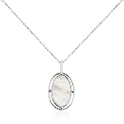 Collier Lilibeth Argent Blanc Nacre