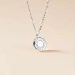 Collier Lilibeth Argent Blanc